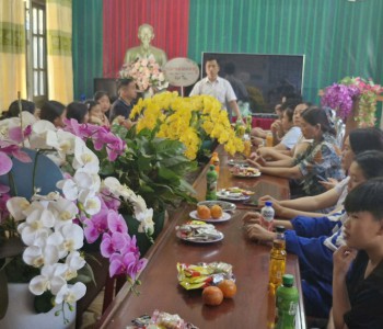 Trường PTDTBT TH và THCS Suối Lư gặp mặt đội tuyển học sinh giỏi cấp xã năm học 2025 – 2026